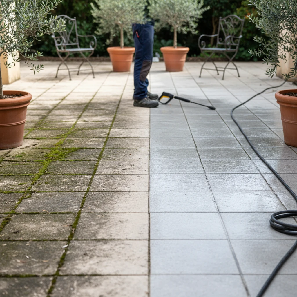 Nettoyage Terrasse Nîmes — résultat professionnel